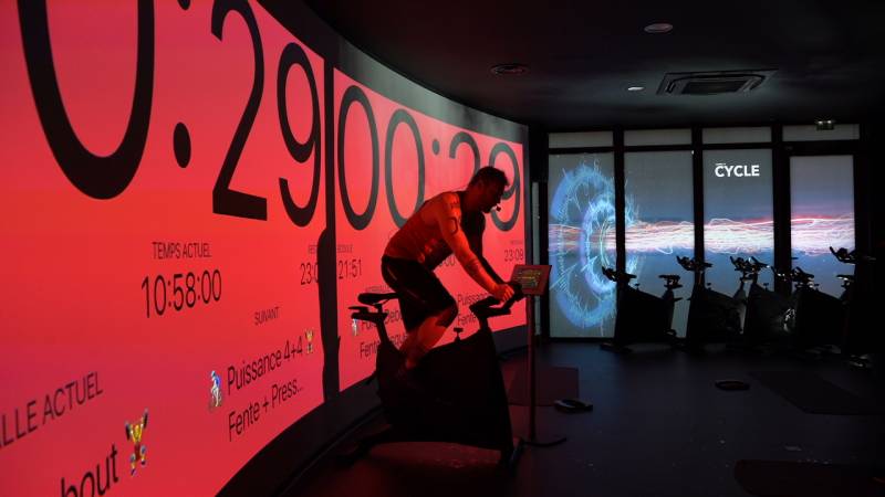 Cours d'Athlétic Bike vélo en salle et renforcement musculaire dans l'Espace KAP CARE Sport à Mérignac proche de Martignas sur Jalle